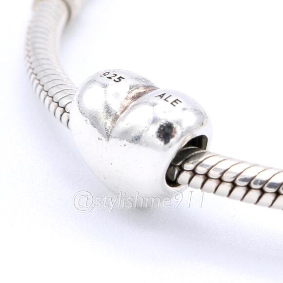 Authentic Pandora Large Smooth Heart Charm - 790137 - Picture 1 of 10